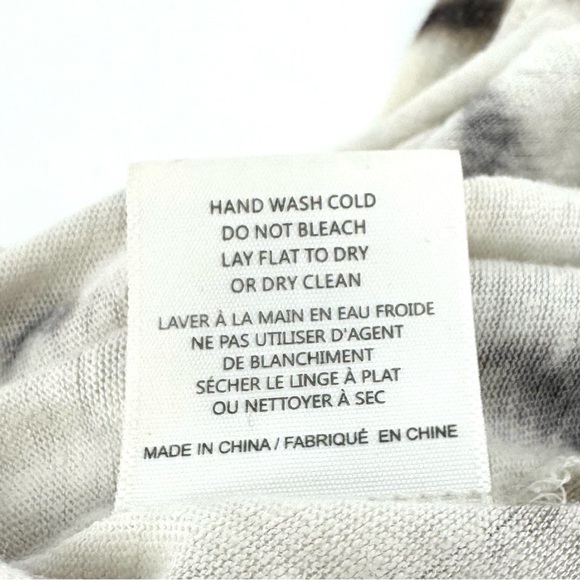 Brochu Walker Batik Print Sleeveless Top Cream Brown Size XS - Picture 5 of 7